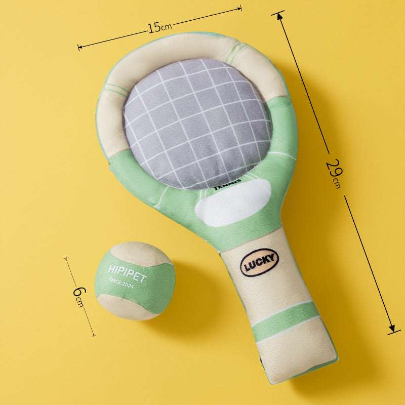 Tennis racket sports sound toy